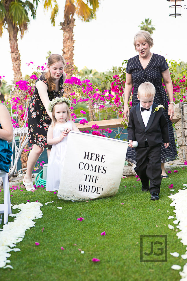 Spencer's Restaurant Palm Springs Wedding Ceremony