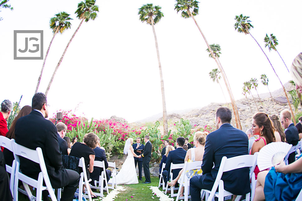 Spencer's Restaurant Palm Springs Wedding Ceremony