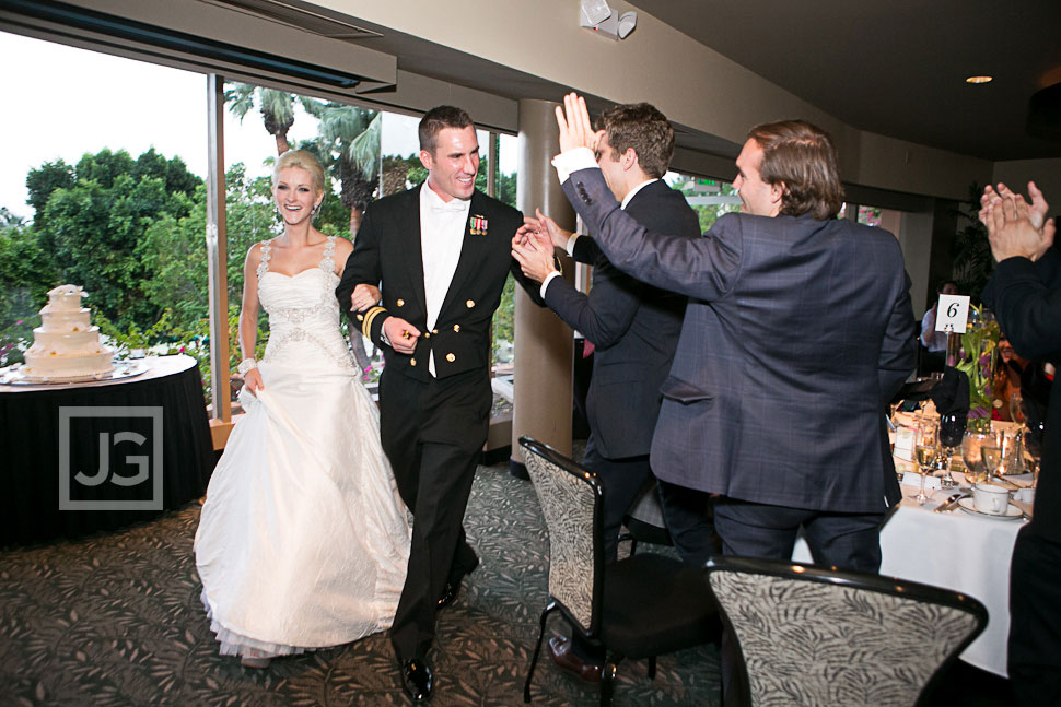 Spencer's Restaurant Palm Springs Wedding Reception Grand Entrance