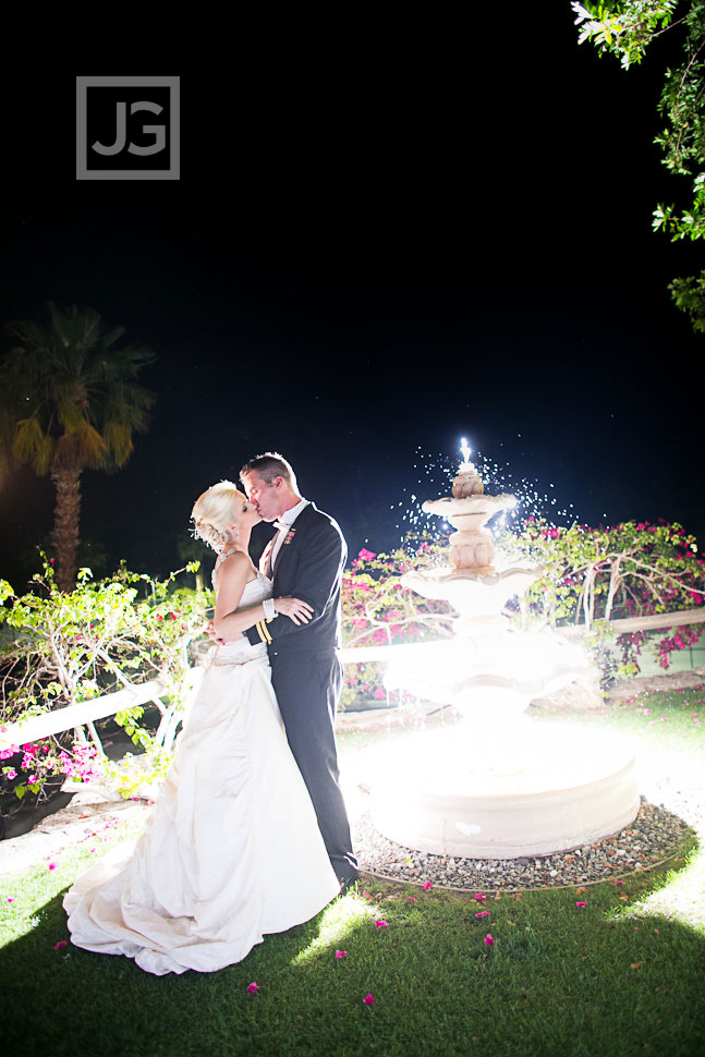 Palm Springs Night Wedding Photos