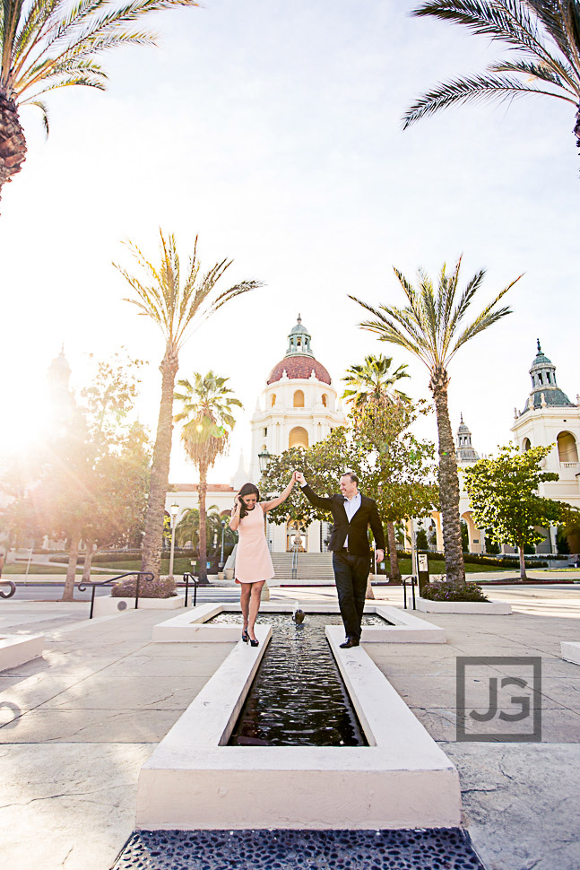 Pasadena City Hall Water Fountain