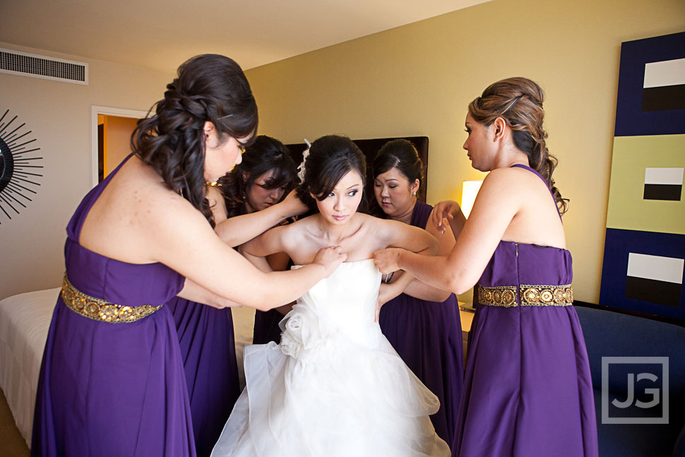 Pacific Palms Wedding Preparation