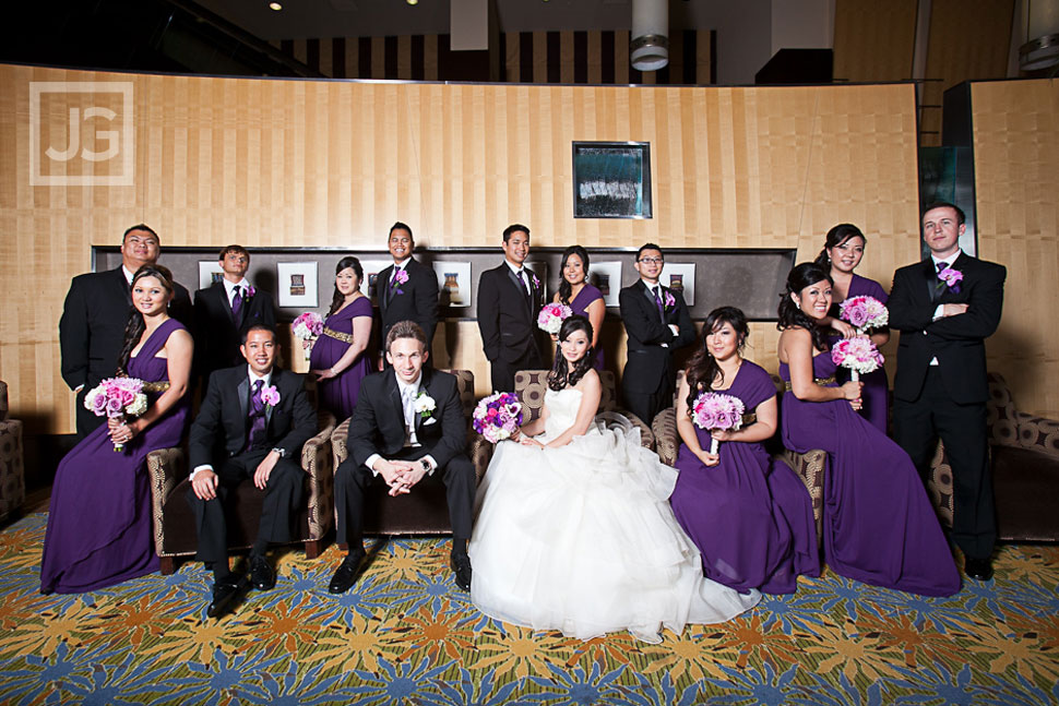 Pacific Palms Wedding Party Photos
