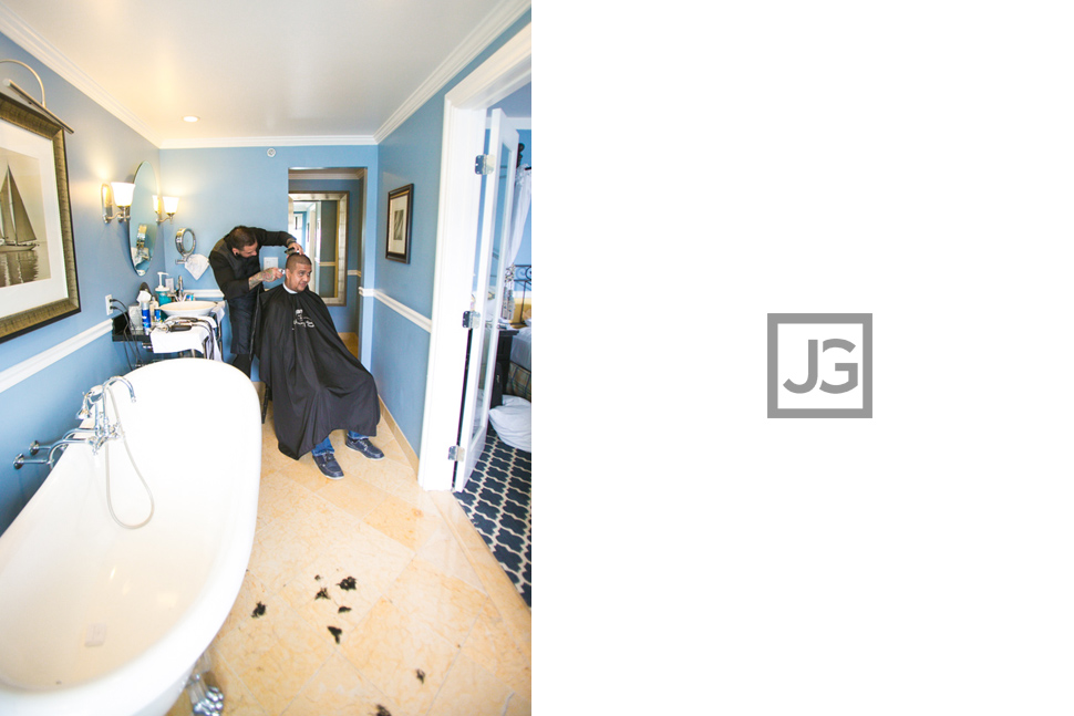 Wedding Preparation at the Portofino Hotel