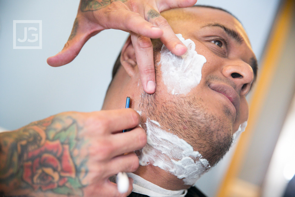 Wedding Preparation at the Portofino Hotel Shave
