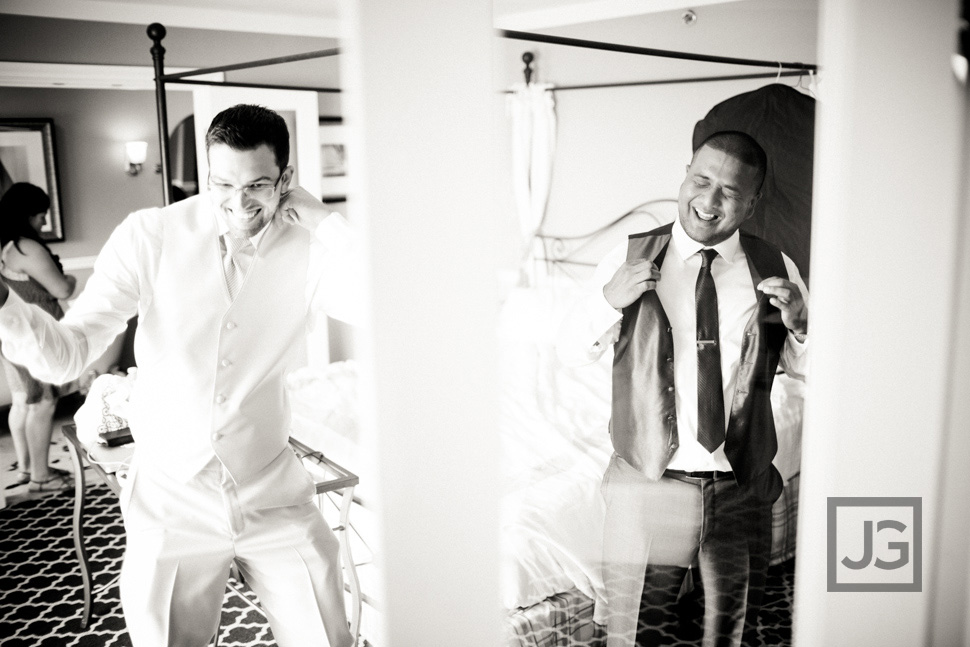 Wedding Preparation at the Portofino Hotel