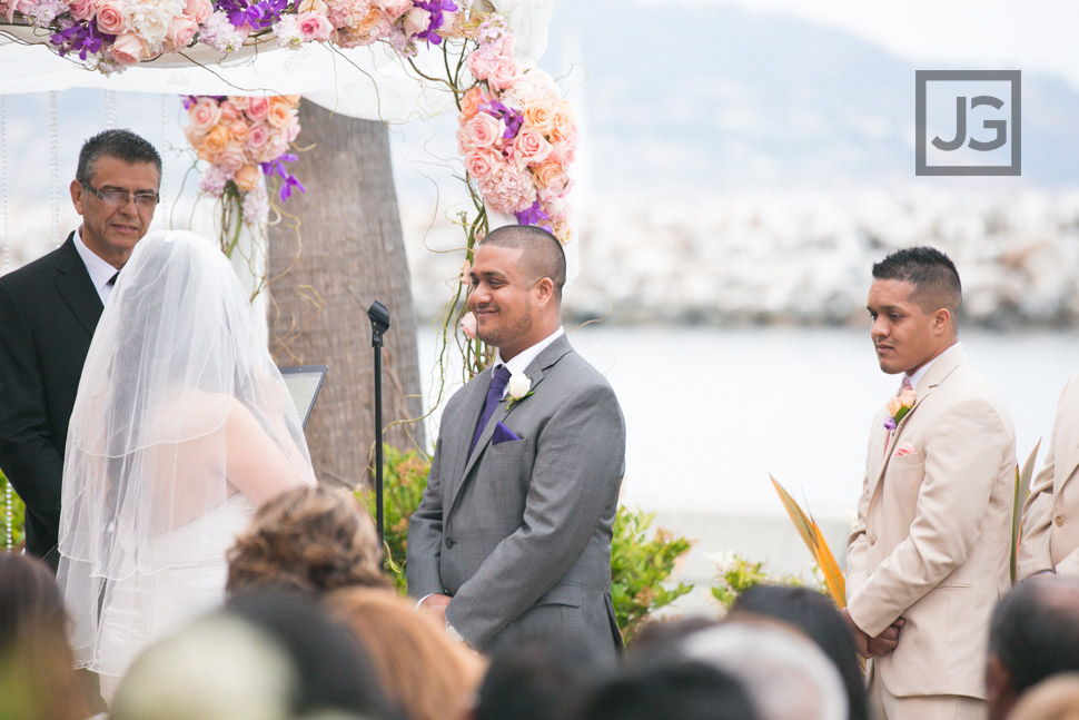 Portofino Hotel Wedding Ceremony
