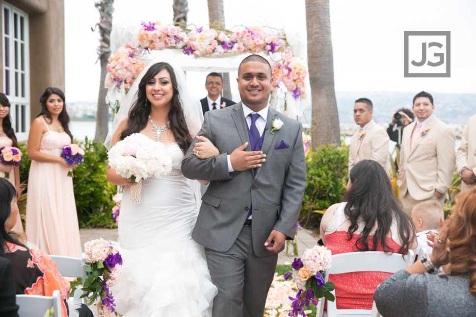Portofino Hotel Wedding Ceremony