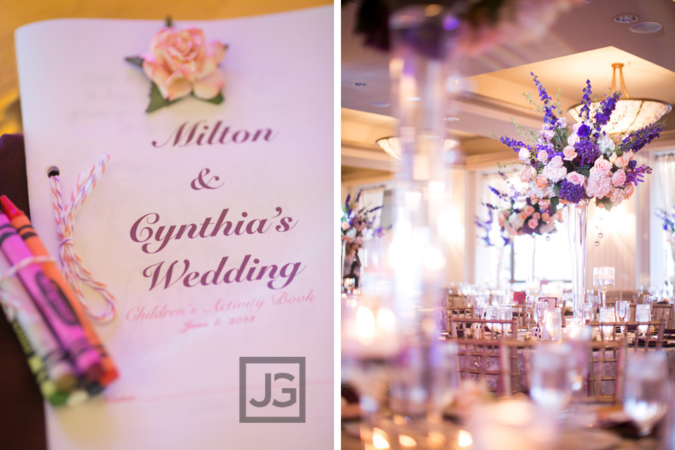 Portofino Hotel Wedding Reception