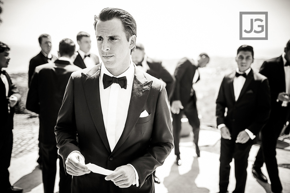 Groomsmen Wedding Photo at Rancho del Cielo