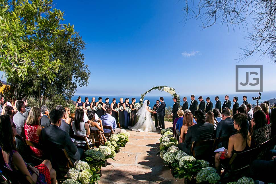 Rancho del Cielo wedding ceremony