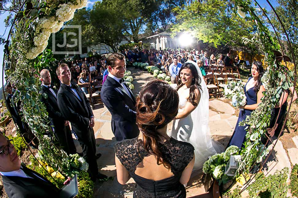Wedding Ceremony at Rancho del Cielo