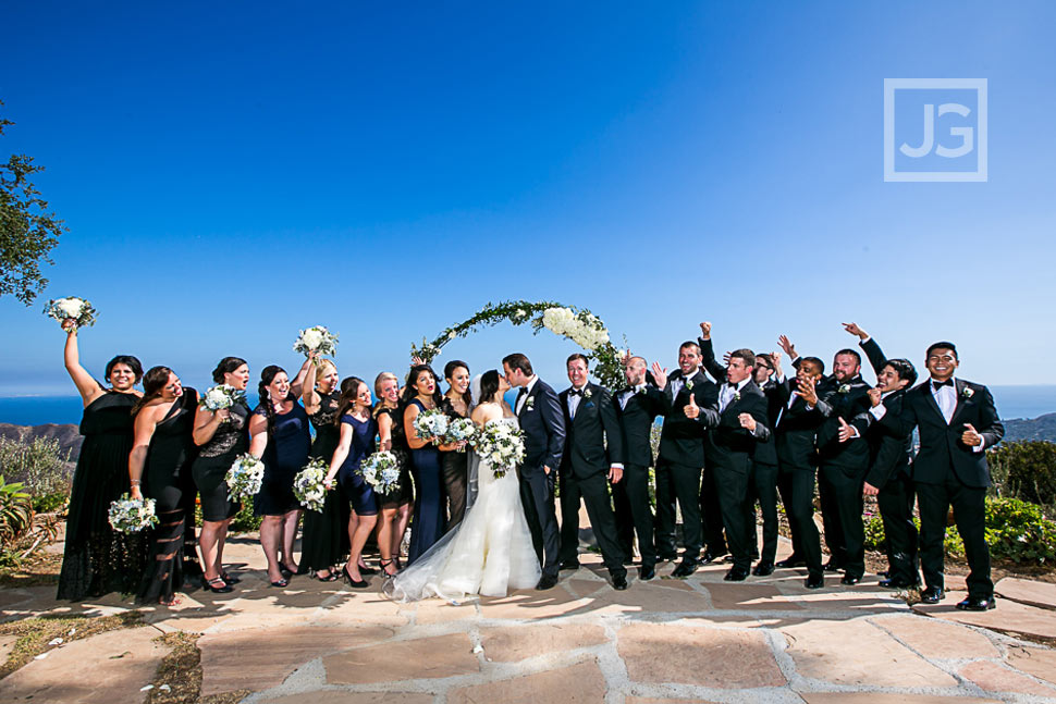The whole bridal party
