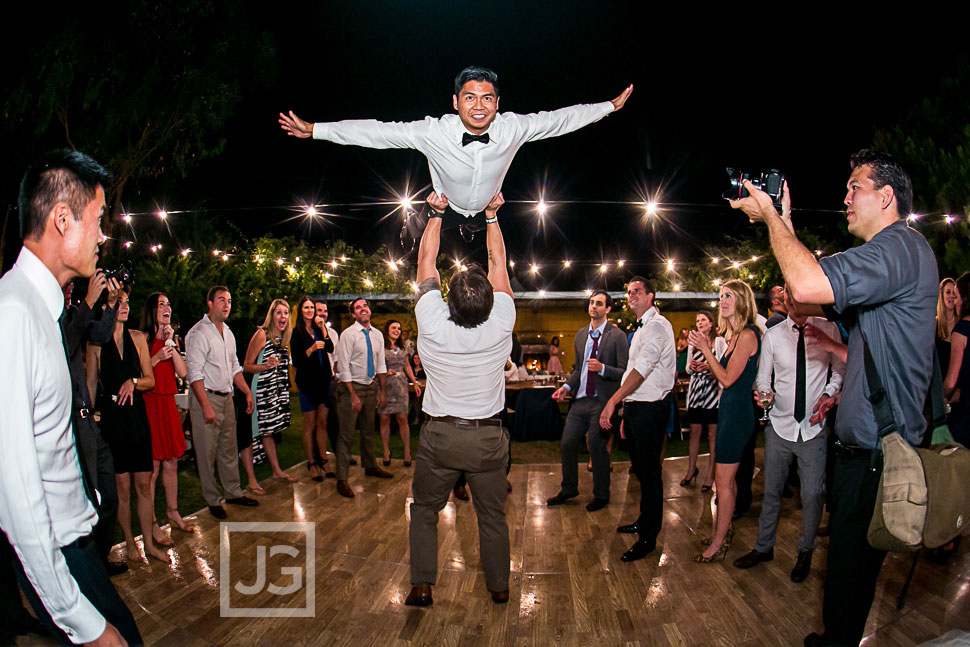 Crazy dancing at Rancho del Cielo