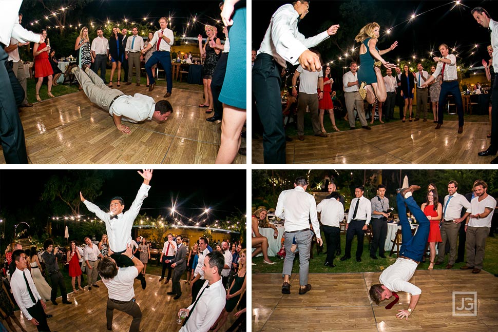 Crazy dancing at Rancho del Cielo