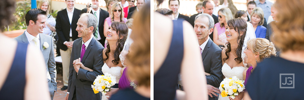 Wedding Ceremony at Rancho Las Lomas