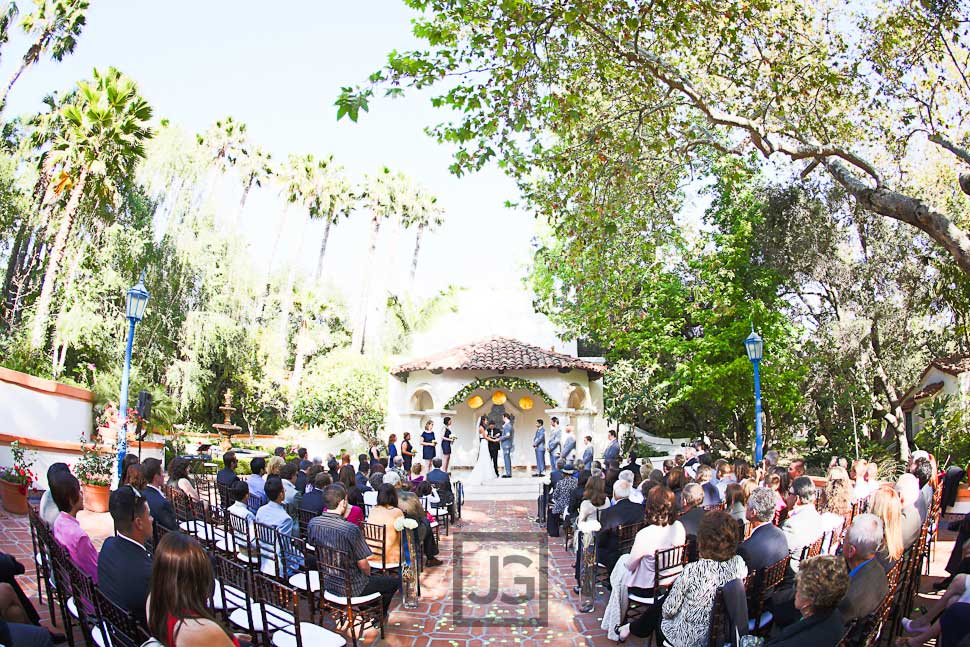 Wedding Ceremony at Rancho Las Lomas