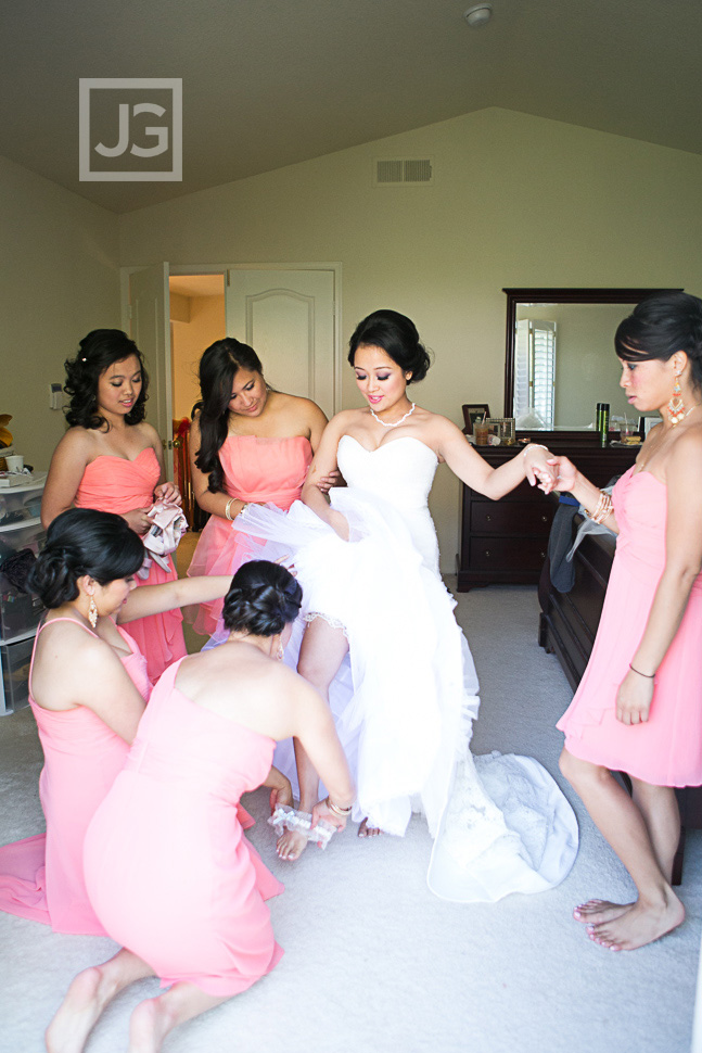 Porter Ranch Wedding Dress Preparation