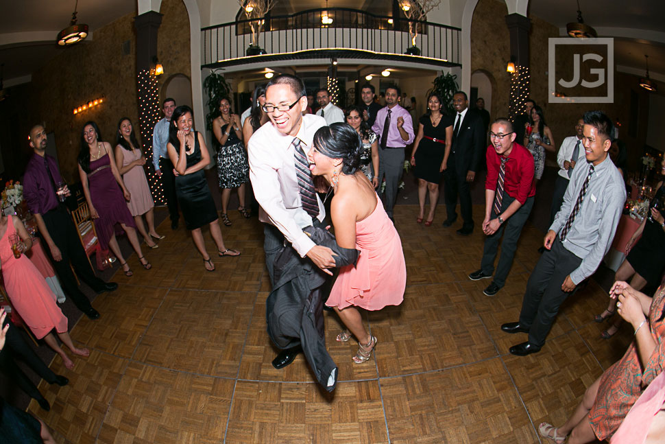 Redondo Beach Historic Library Wedding Reception Dancing