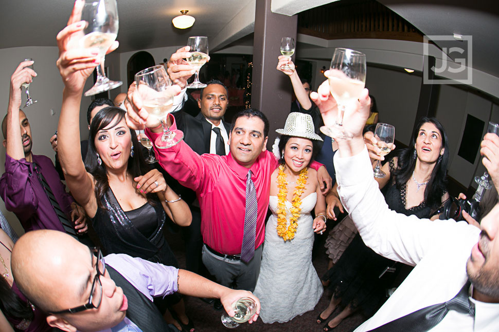 Redondo Beach Historic Library Wedding Reception Dancing