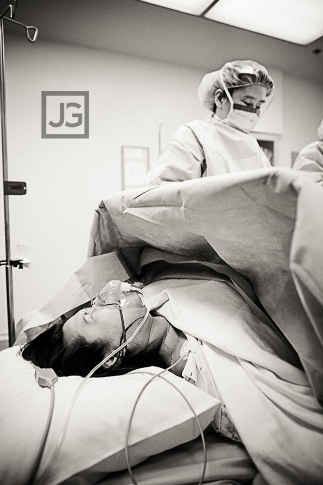 Birth Photography Emergency C-section