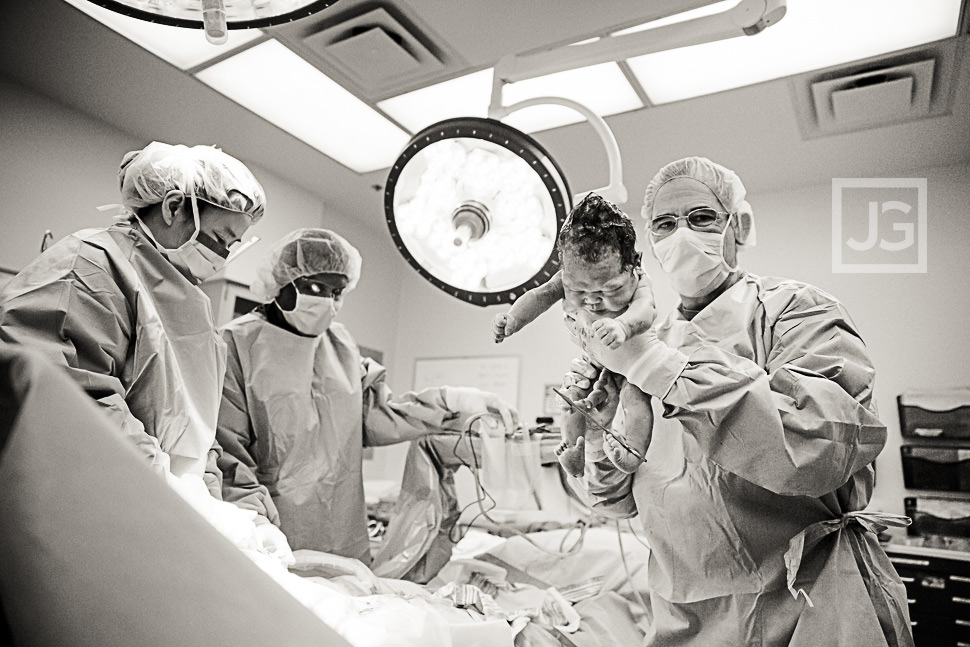 Birth Photography Emergency C-Section