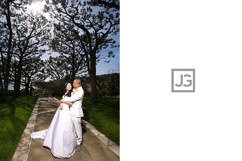 Wayfarer's Chapel in Rancho Palos Verdes Wedding