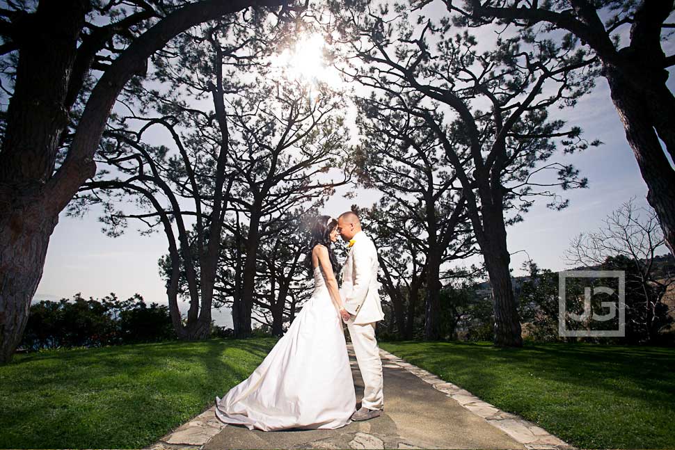 Wayfarer's Chapel in Rancho Palos Verdes Wedding Photography