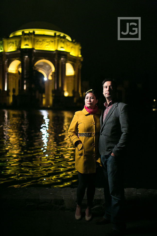San Francisco Engagement Photography Palace for Fine Arts