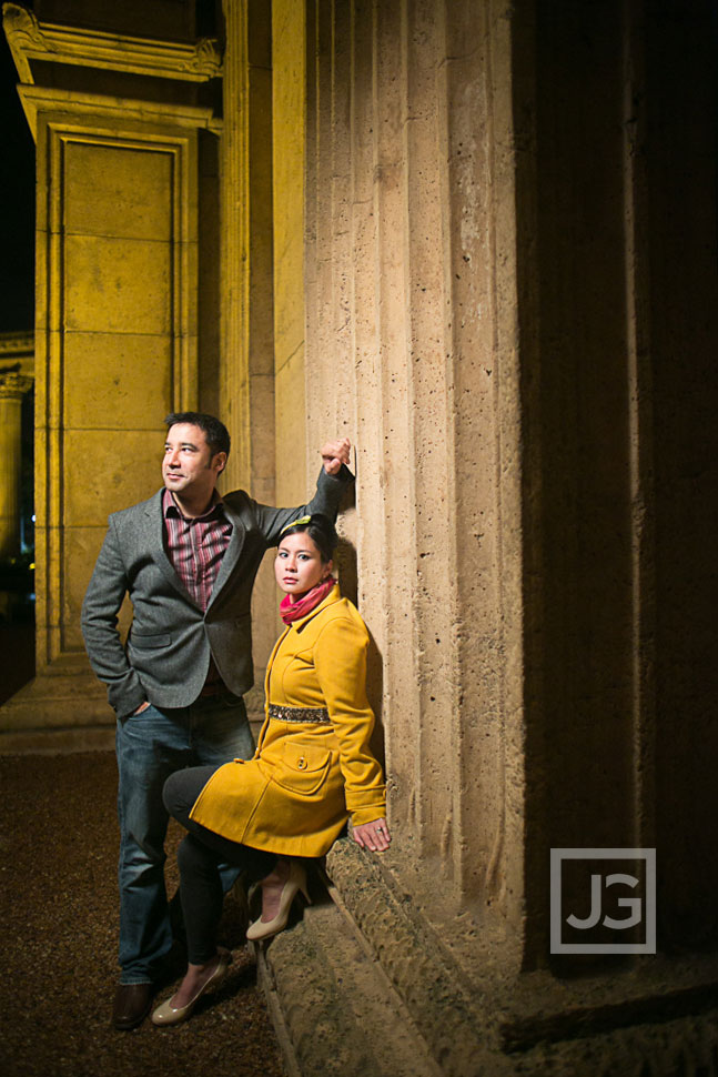 Engagement Photography Palace for Fine Arts