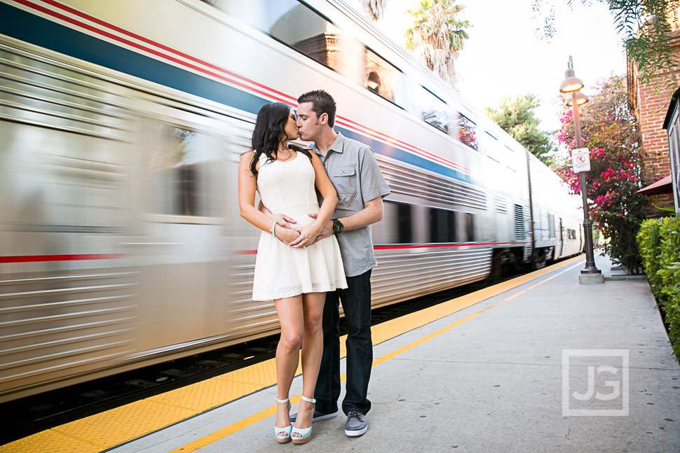 San Juan Capistrano Engagement Photography Metrolink