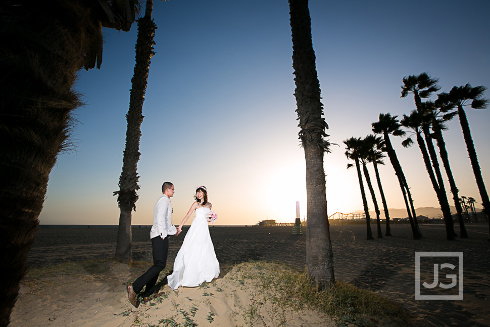 Santa Monica Beach Engagement Photography