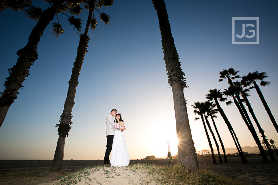 Santa Monica Beach Engagement Photography