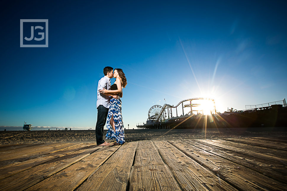 Santa Monica Engagement Photography