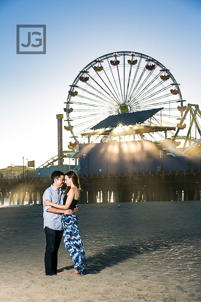 Santa Monica Engagement Photos