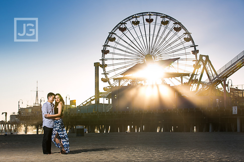 Santa Monica Engagement Photography