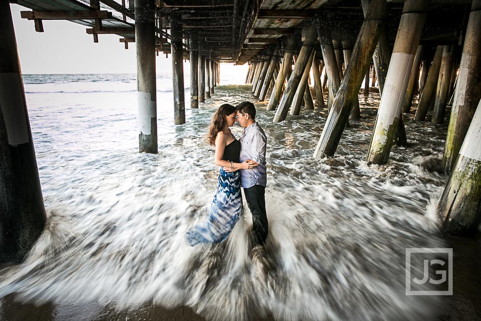 Santa Monica Pier Engagement Photography