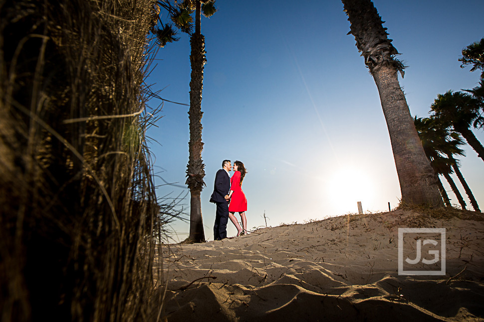 Santa Monica Beach Engagement Photography