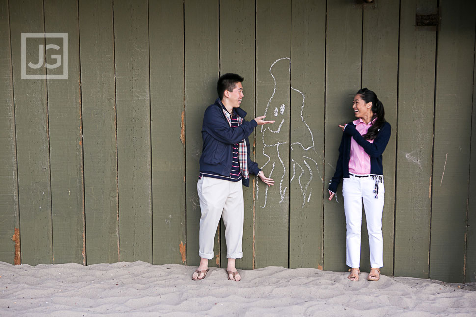 Santa Monica Pier Engagement Photography