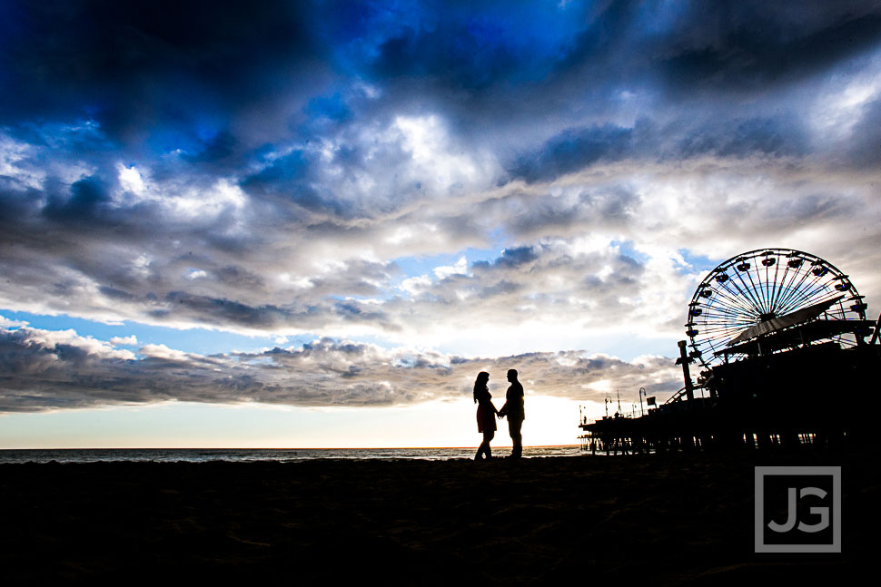 Santa Monica Engagement Photography