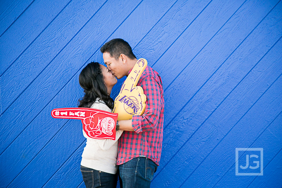 Santa Monica Pier Engagement Photography