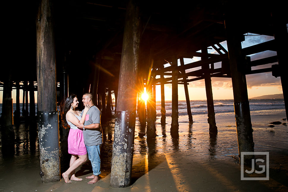 Santa Monica Engagement Photography