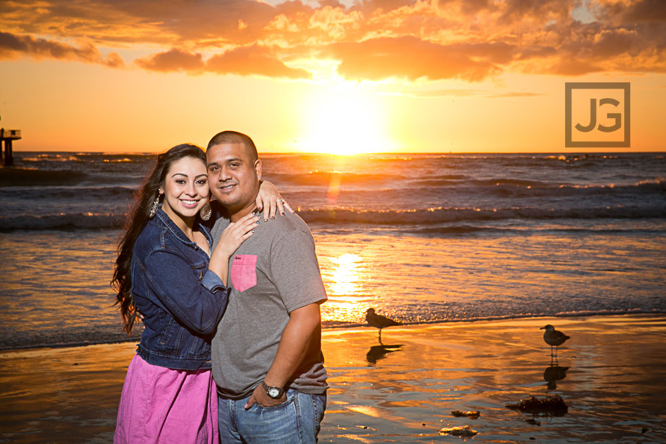 Santa Monica Engagement Photography