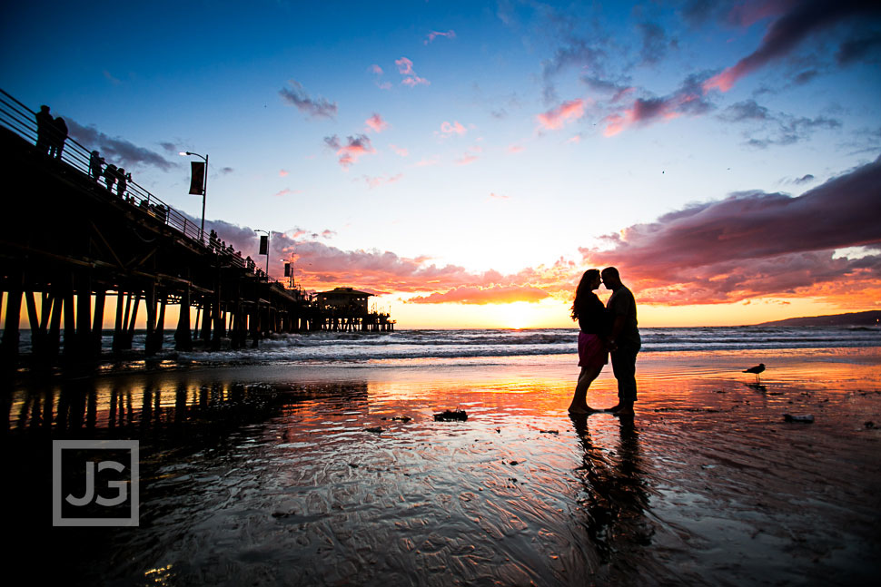 Santa Monica Engagement Photography