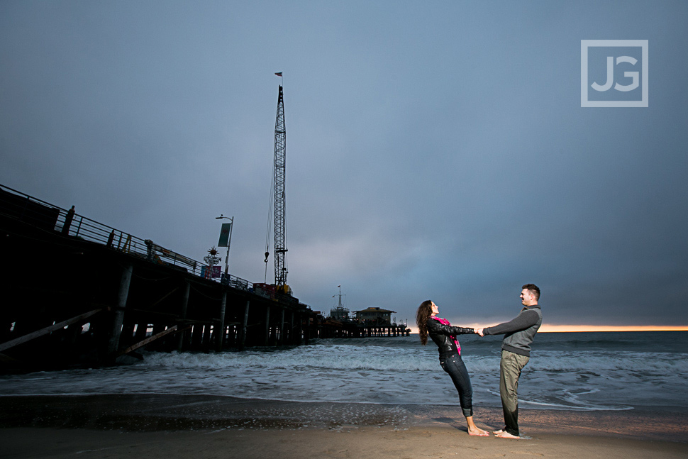 Engagement Photography Santa Monica Pier