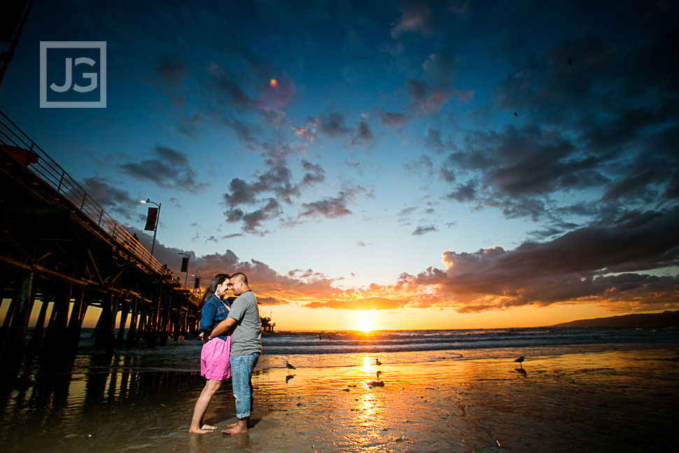 Santa Monica Engagement Photography