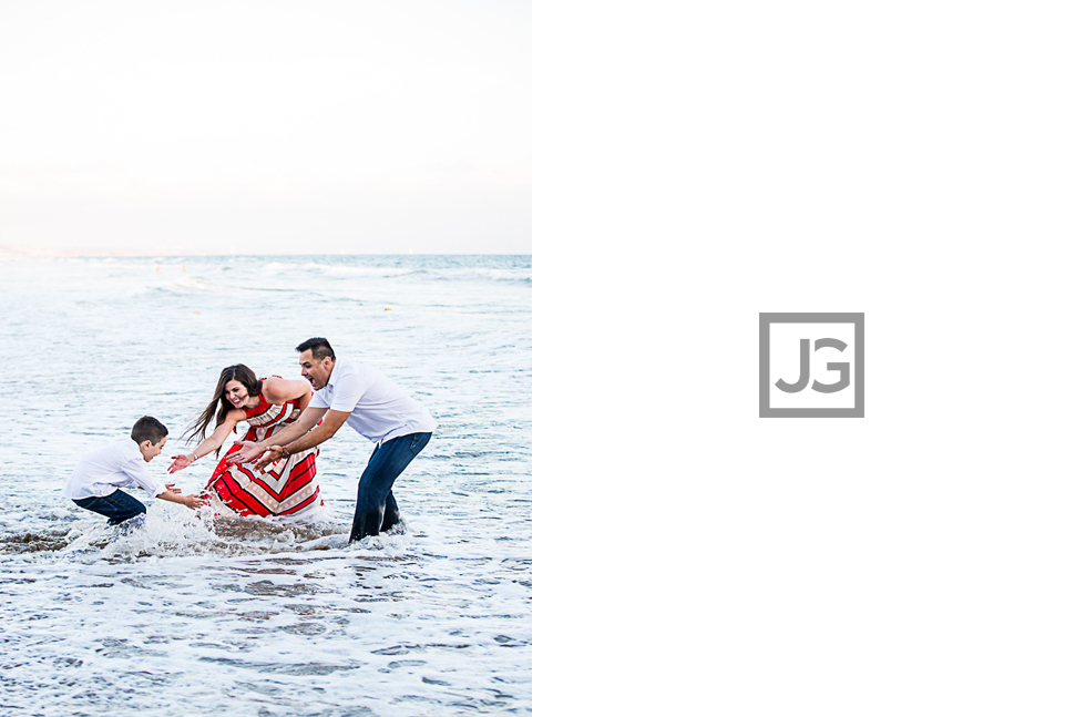 Santa Monica Beach Family Photography