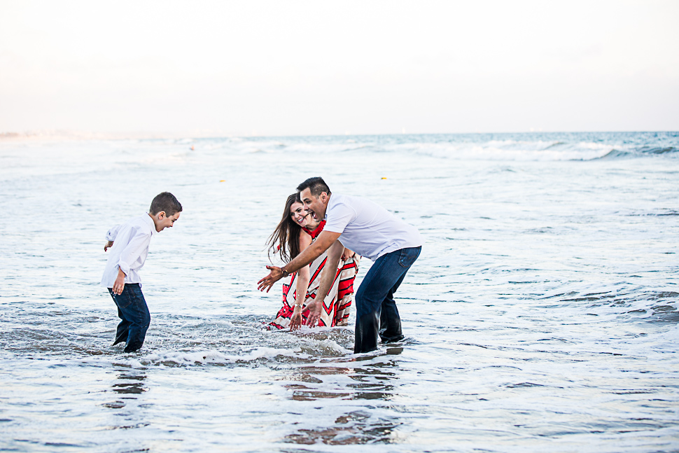 Santa Monica Beach Family Photography