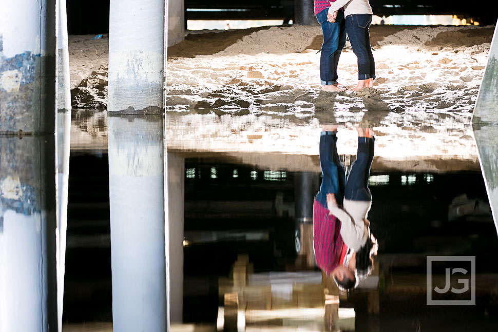 Santa Monica Pier Engagement Photography