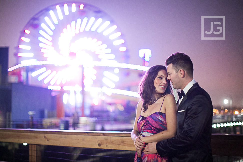 Santa Monica Pier at Night